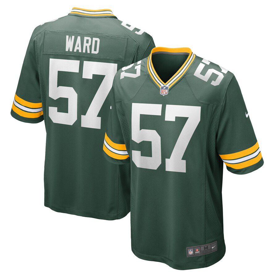 Men Green Bay Packers #57 Tim Ward Nike Green Home Game Player NFL Jersey